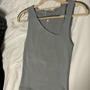 Zara Grey Top New